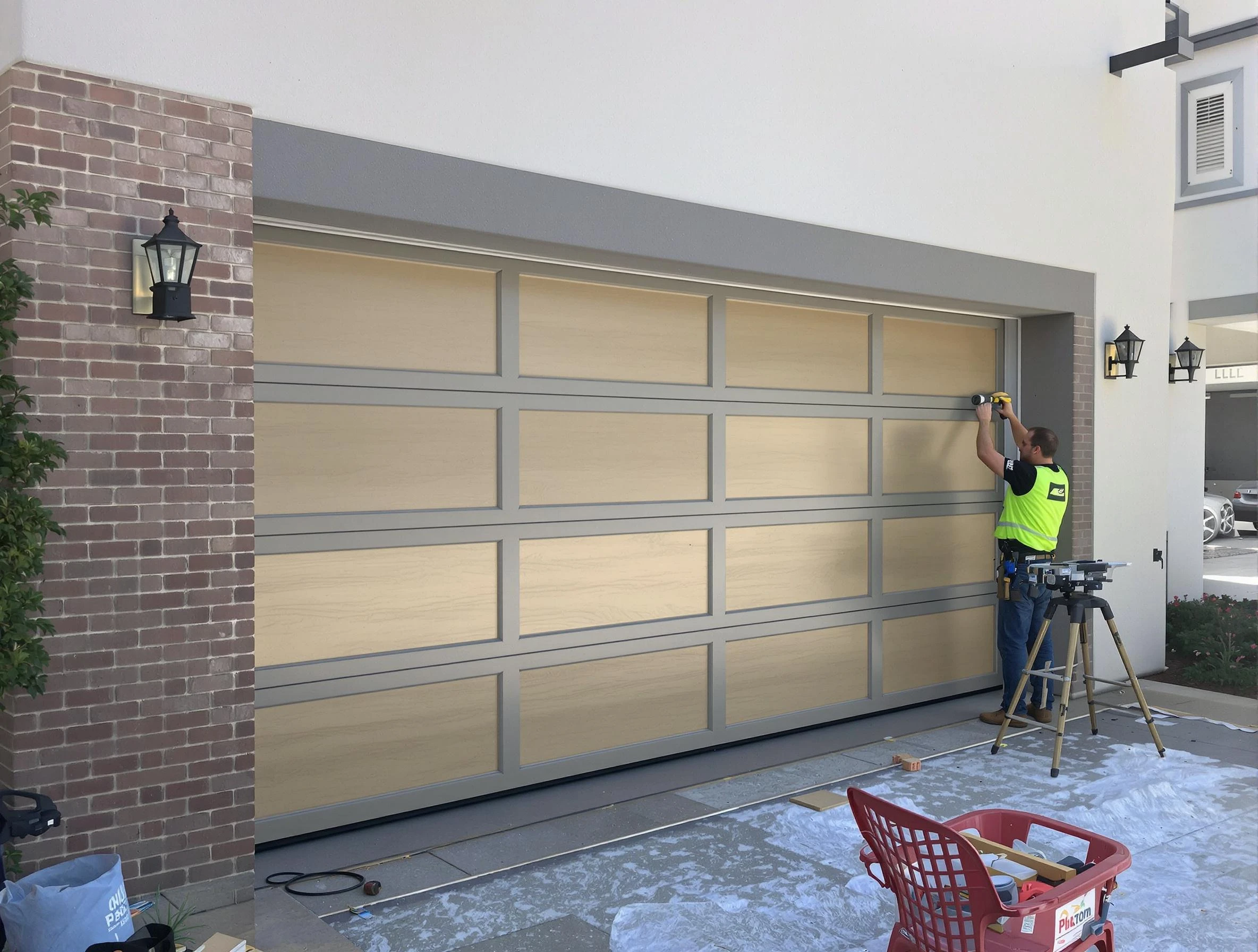 Garage door replacement service by Bedford Garage Door Repair in Bedford