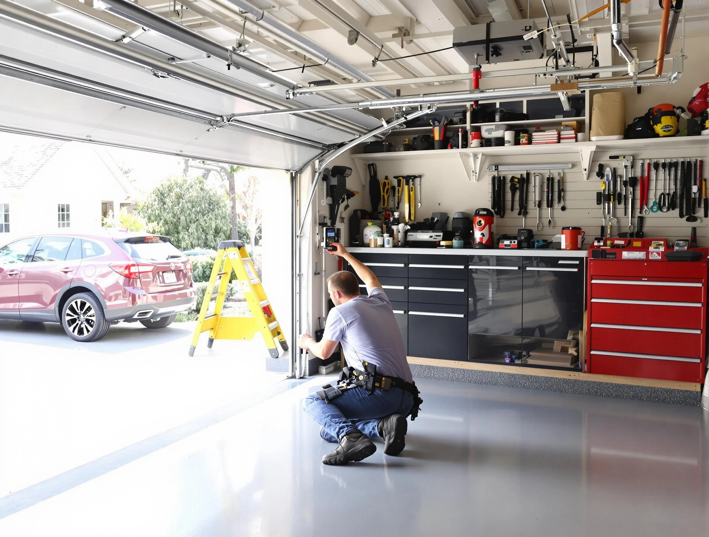Local garage door repair service by Bedford Garage Door Repair in Bedford
